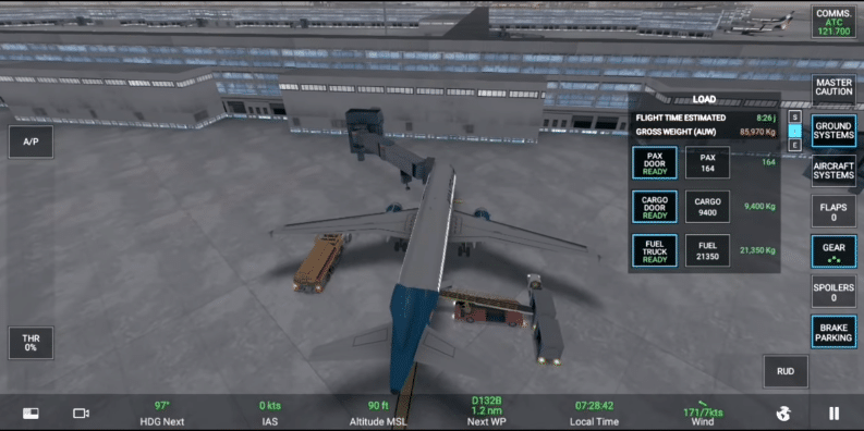 cara menerbangkan pesawat RFS