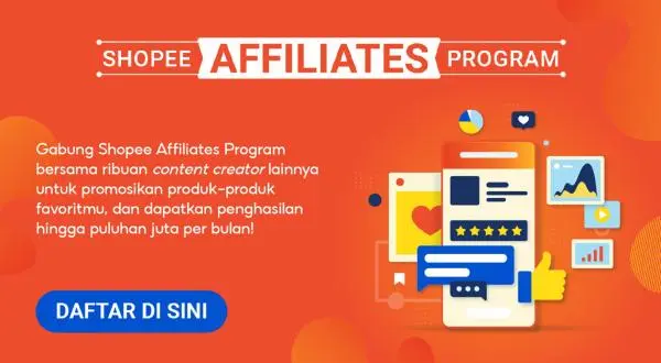 Shopee affiliate program untuk infuencer dan content creator