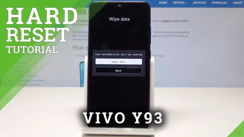 Cara Reset HP Vivo Y93 dengan Hard Reset