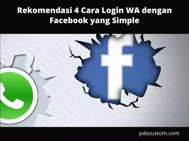 4 Cara Login WA dengan Facebook