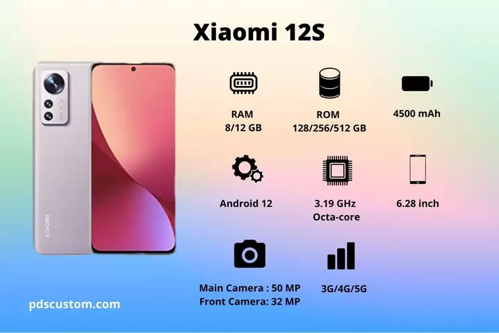 Spesifikasi Xiaomi 12S